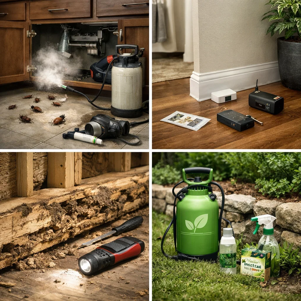 Different types of pest control services based on urgency prevention and safety needs