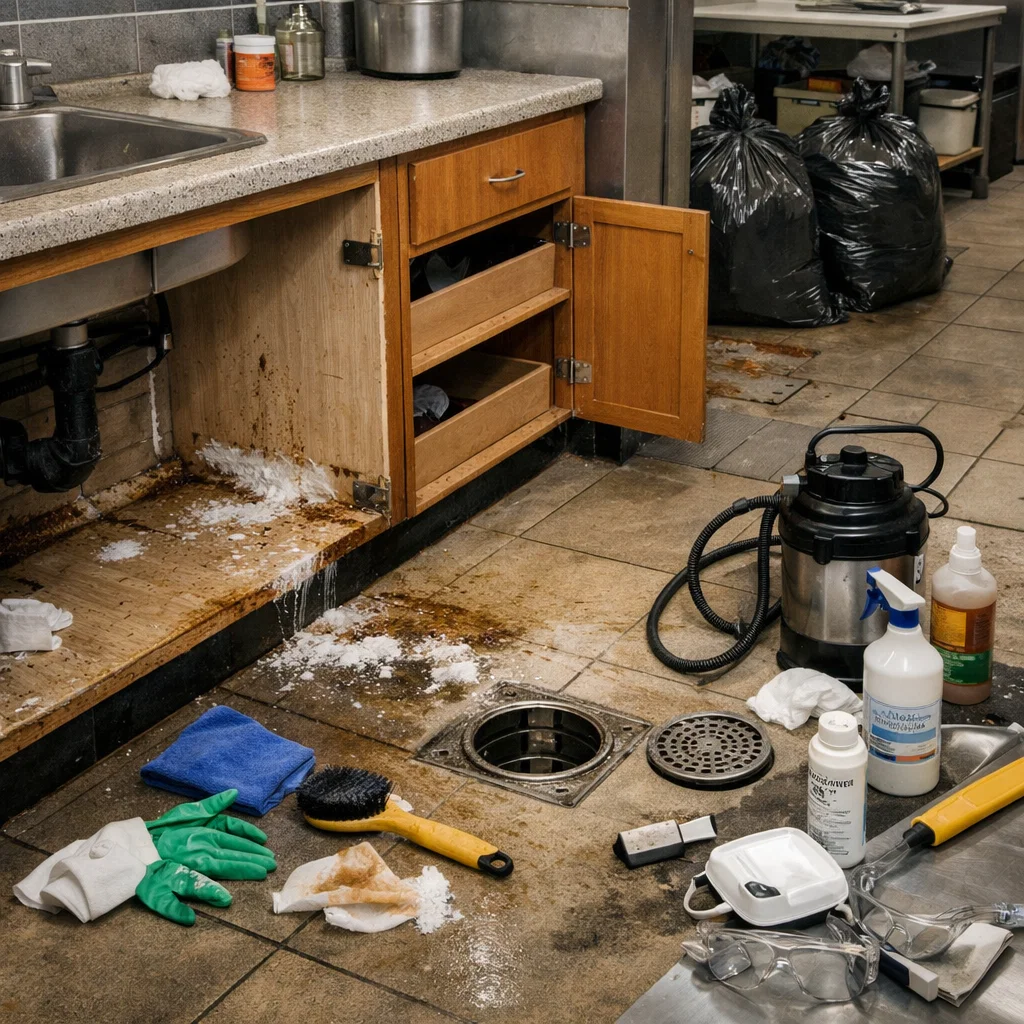 Integrated pest control and deep cleaning after infestation to restore hygiene and safety