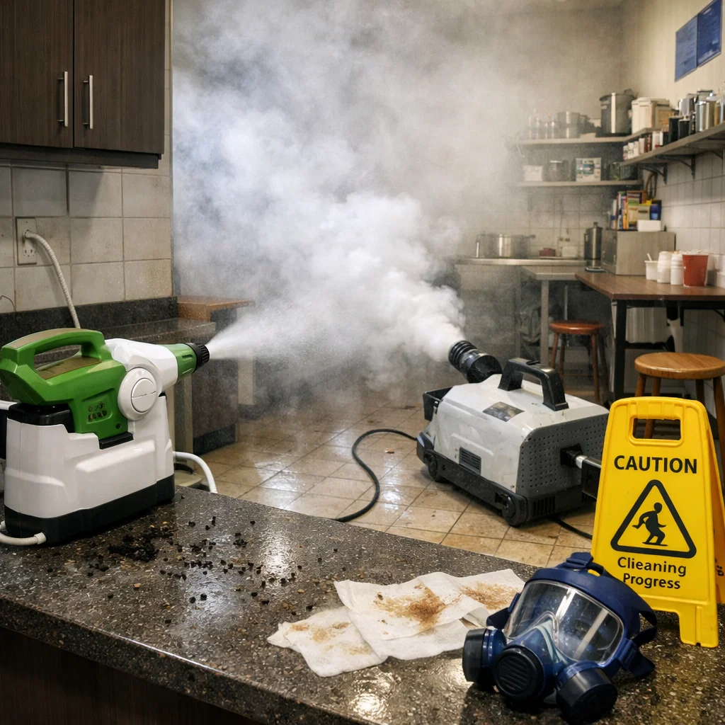 Professional disinfection after pest control to restore hygiene and safety